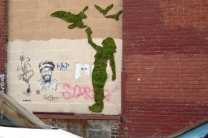 Groene graffiti